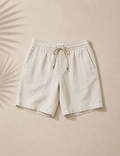 Pantalon corto de lino