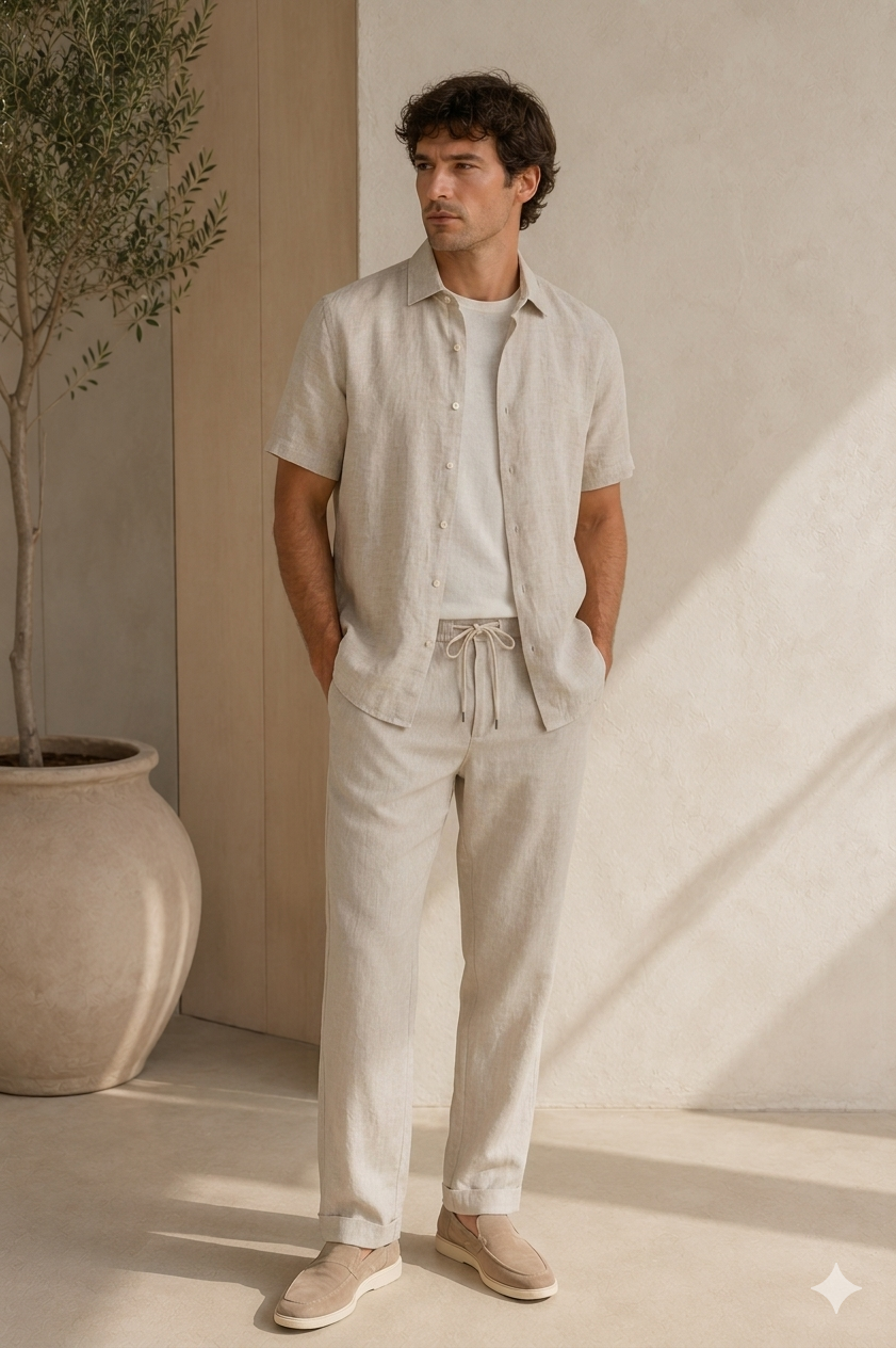 Pantalon de lino
