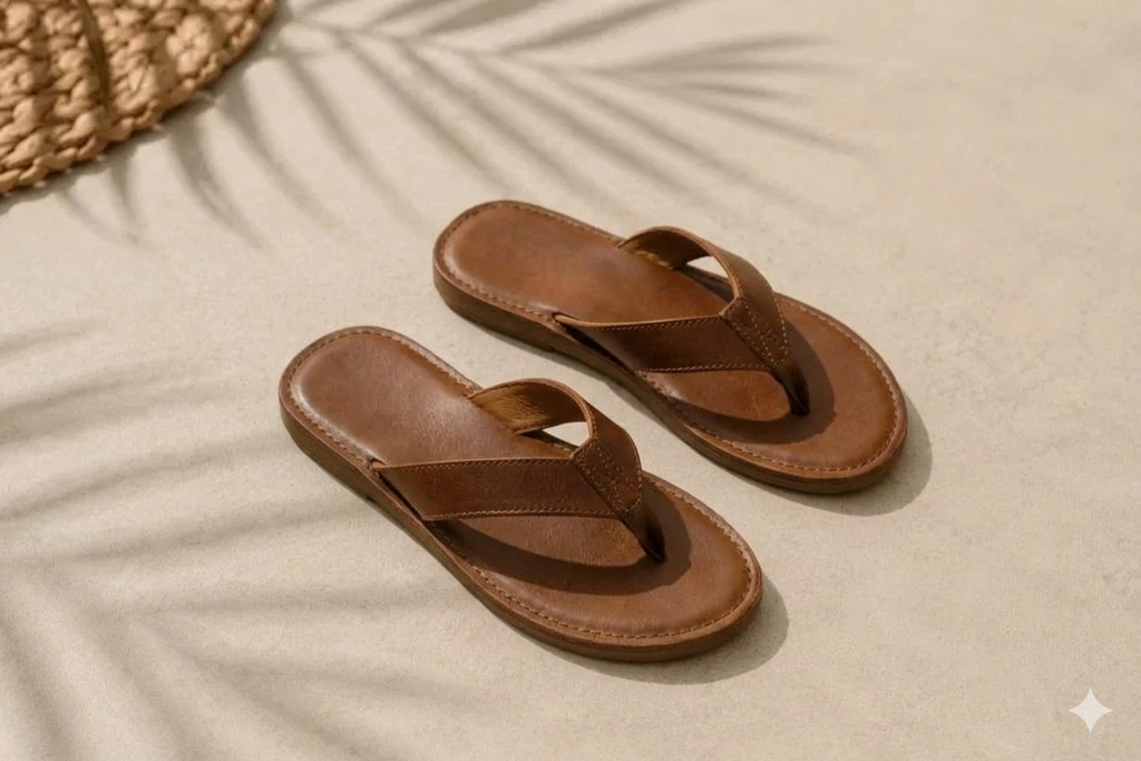 Sandalias de cuero